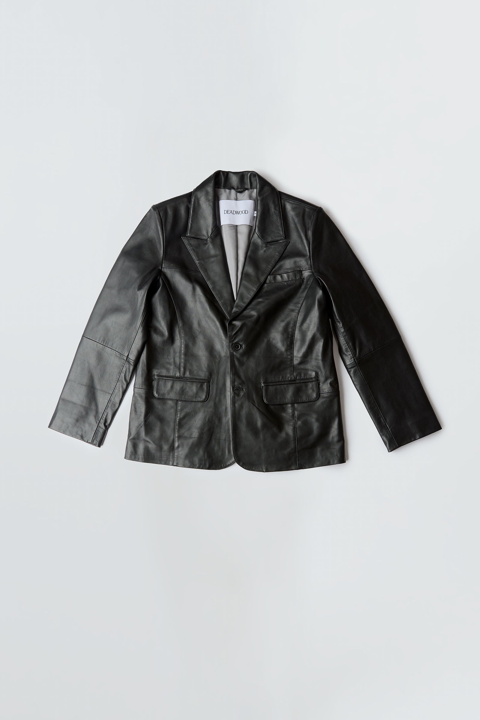 Men's Stanley Black Leather Blazer – Deadwood Studios