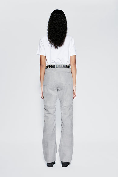 Porter Grey Suede Pants