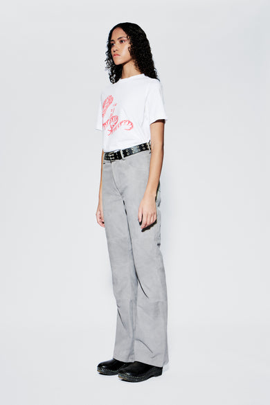 Porter Grey Suede Pants