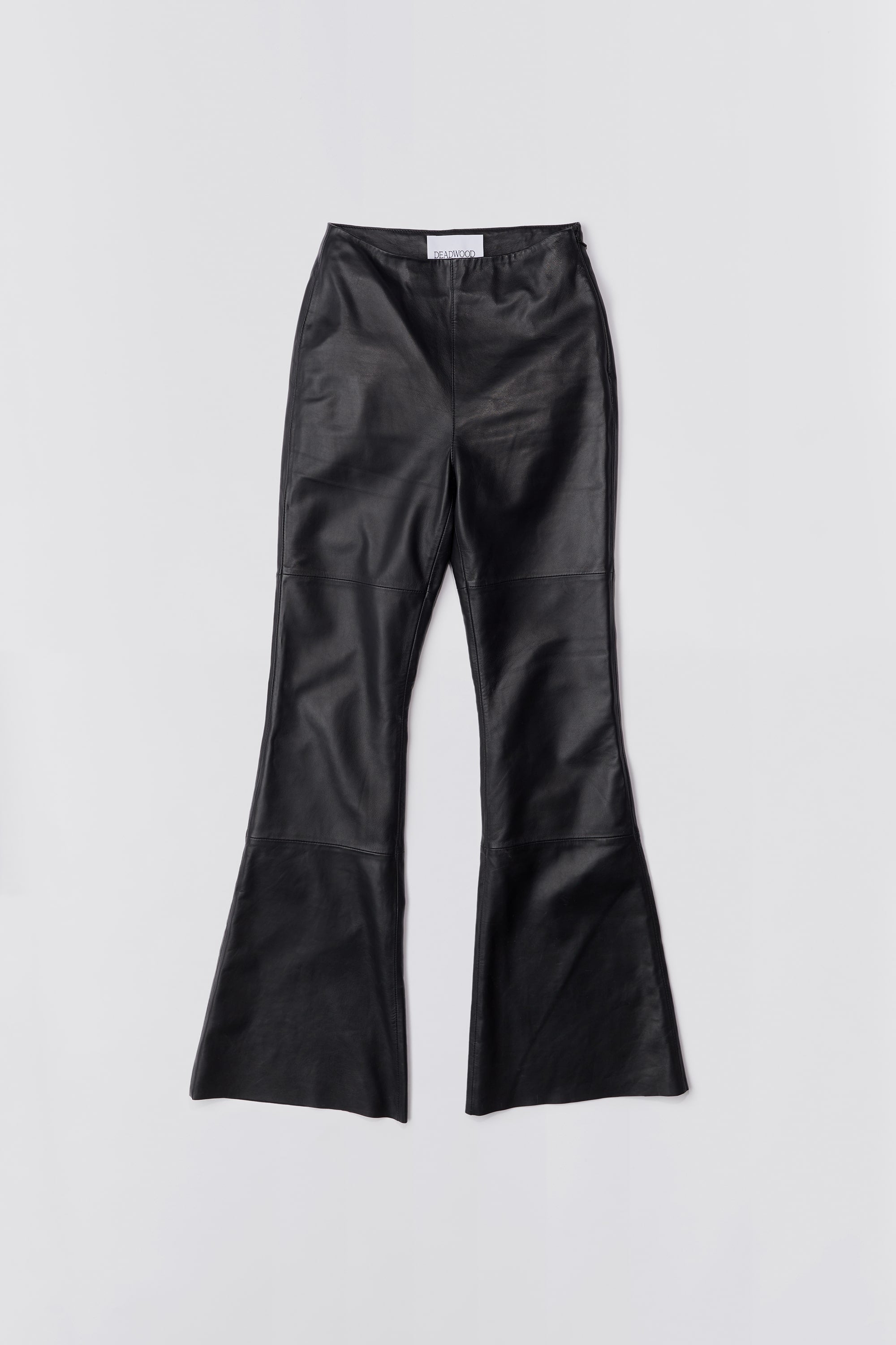 Leather Kick Pants | Y2K Flare Shape | Recycled Leather | Deadwood ... Leather Kick Pants | Y2K Flare Shape | Recycled Leather | Deadwood ...