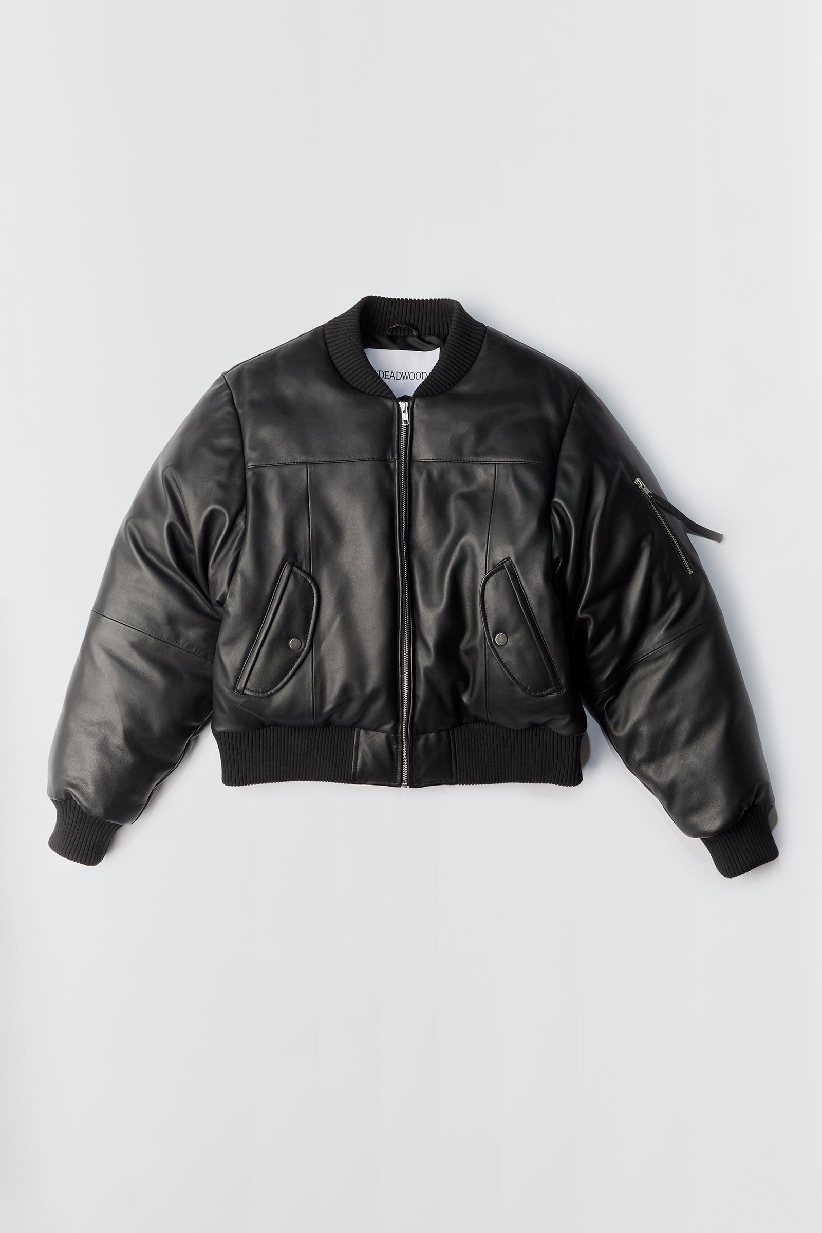 Bruno Leather Jacket | Straight-Cut & Upcycled Cowskin