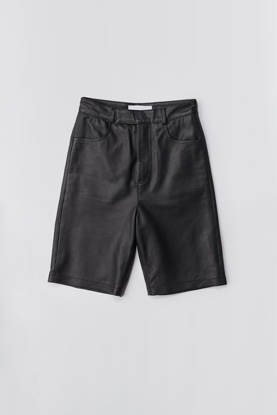 Boi Leather Shorts