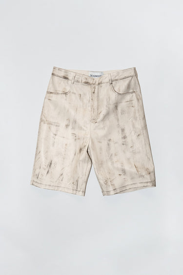 Boi Muddy Leather Shorts