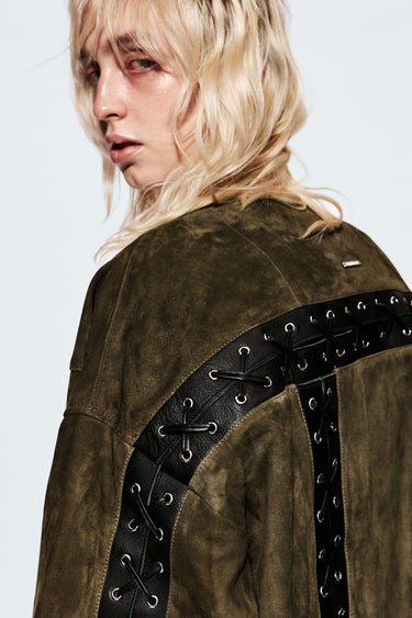 Romy Oversized Suede Jacket