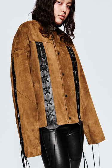 Romy Oversized Suede Jacket