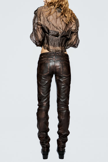 Nicki Slim Leather Pants