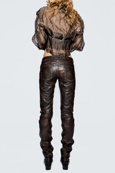 Nicki Slim Leather Pants