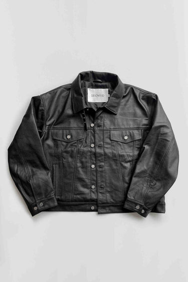 Oracle Black Leather Jacket