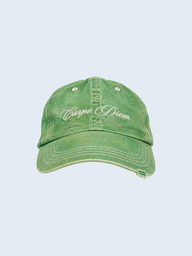 Carpe Diem Green Dad Cap