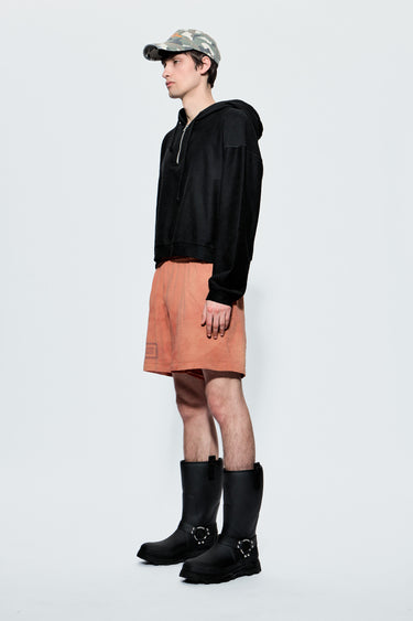 Trust Terracotta Cotton Shorts