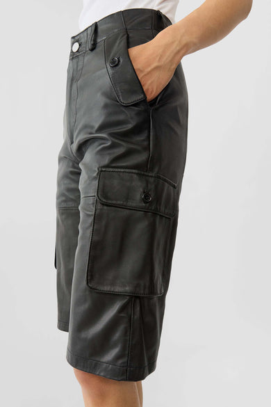 Carter Leather Shorts