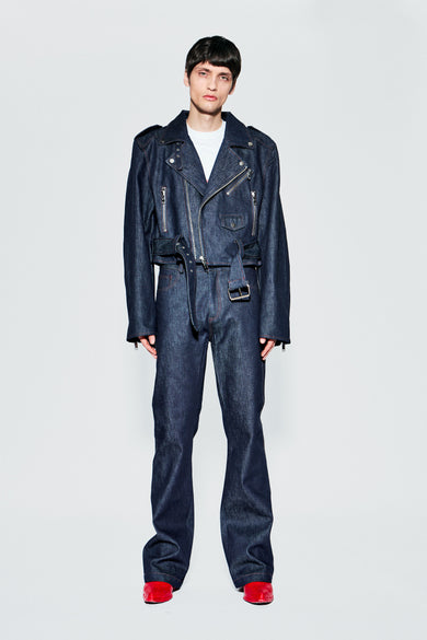 Dormi Denim Jacket Red Thread