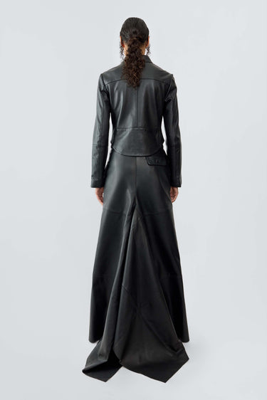 Gazelle Slim Black Leather Jacket