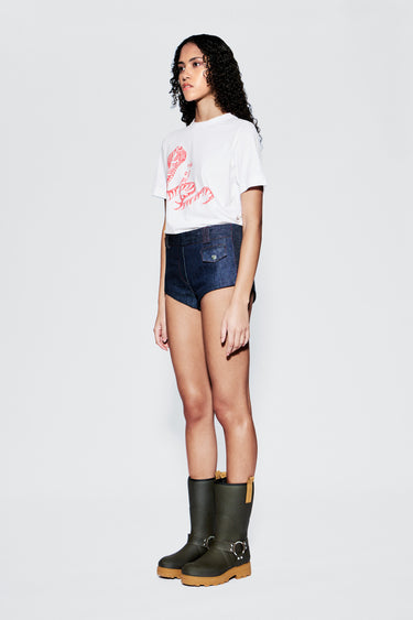 Hilda Shorts – Raw Indigo Denim