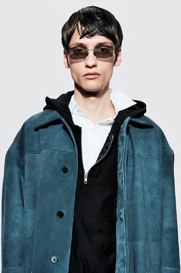 Macrelaps Rectangle Grey Sunglasses