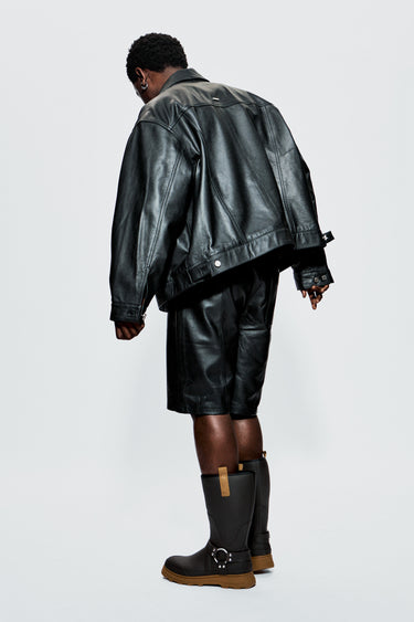 Oracle Black Leather Jacket