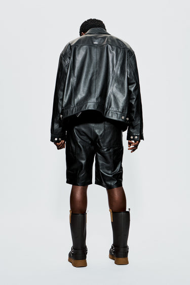 Oracle Black Leather Jacket