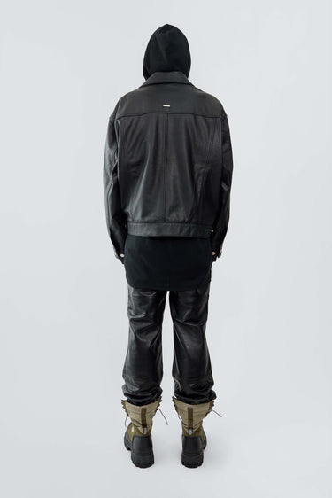 Oracle Black Leather Jacket