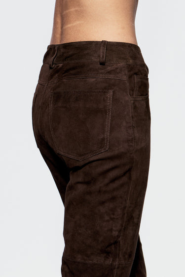 Porter Brown Suede Pants