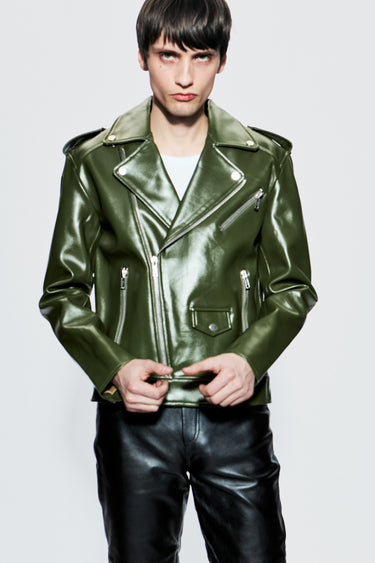 River Green Cactus Biker Jacket