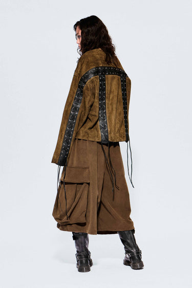 Romy Oversized Suede Jacket