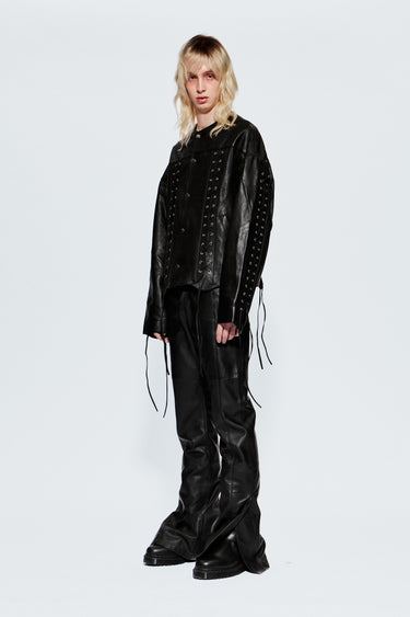 Romy Oversized Leather Jacket