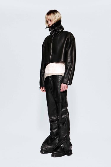 Roux Cropped Shearling Jacket