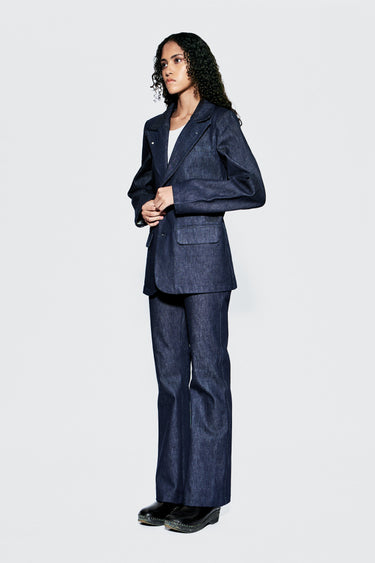 Stanley Blazer – Raw Indigo Denim