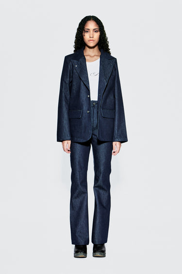 Stanley Blazer – Raw Indigo Denim