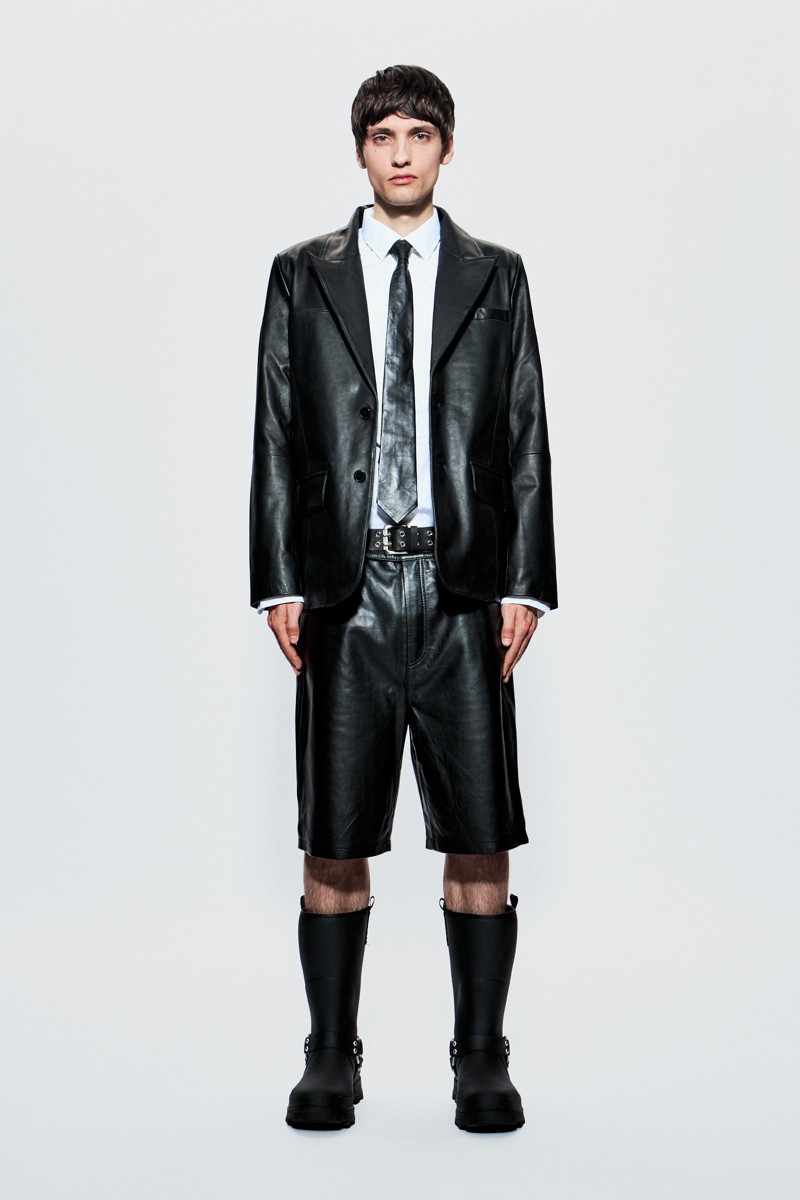 Men's Stanley Black Leather Blazer – Deadwood Studios