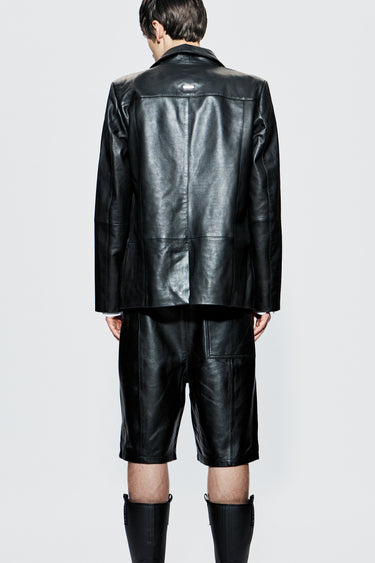 Stanley Black Leather Blazer