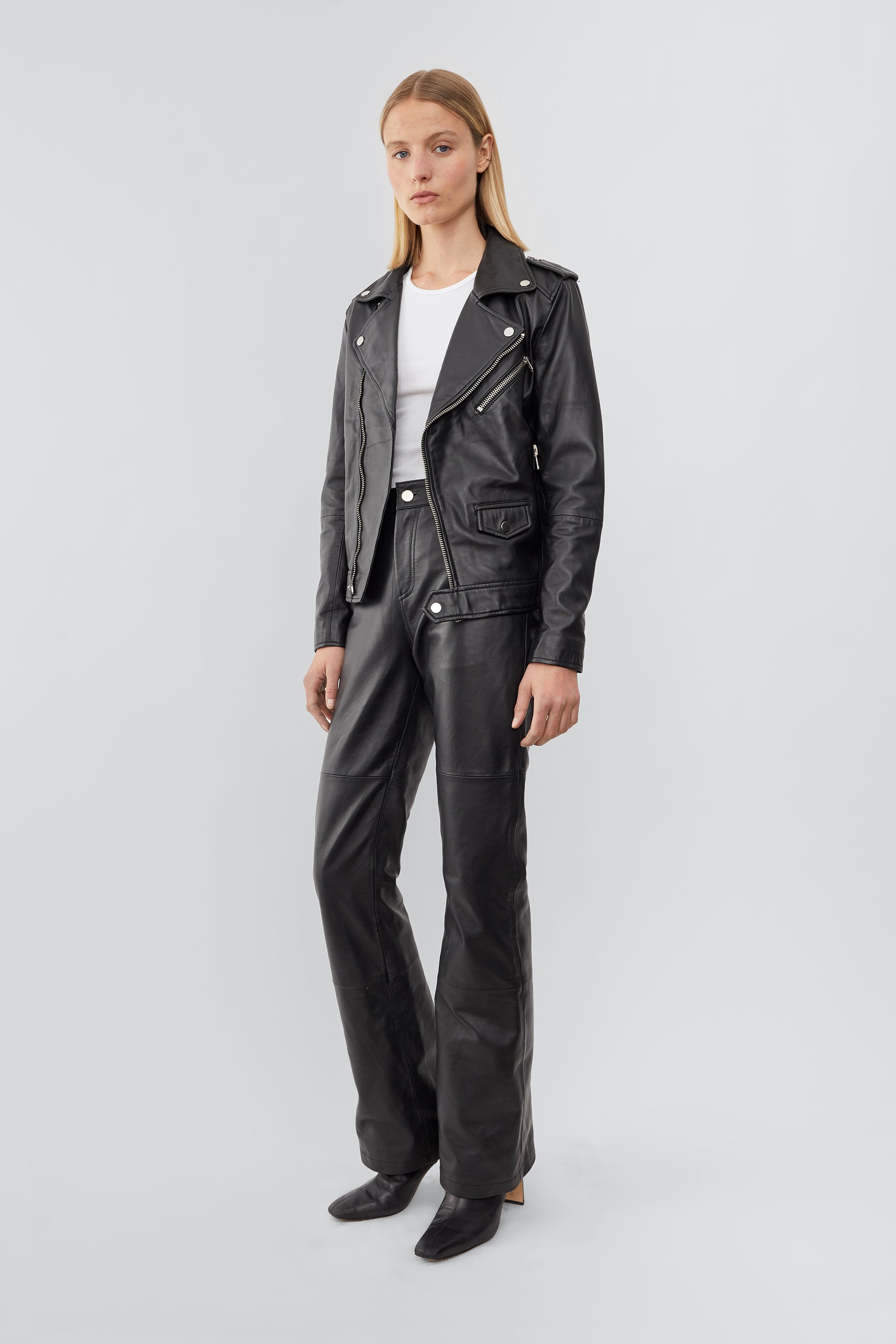Deadwood classic biker jacket deals