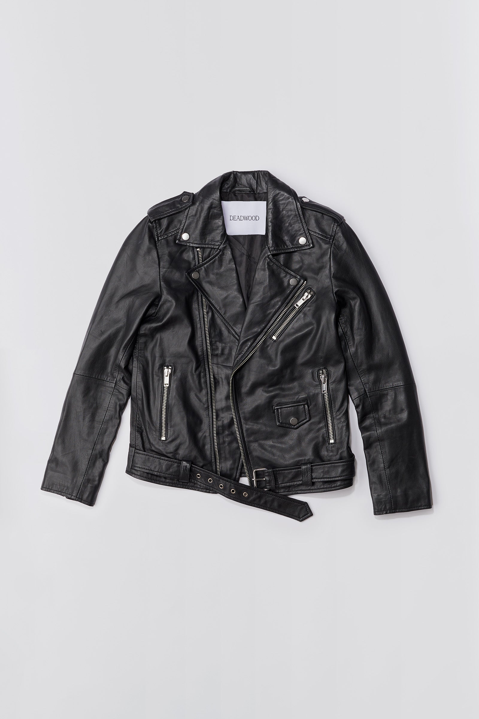 Moto Jacket Deadwood Cropped Biker Jacket Joan Cropped Leather