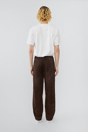 Parker Brown Suede Pants - Olive Patch