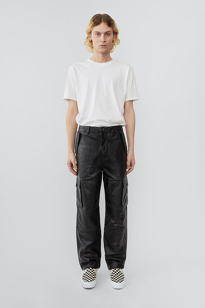 パンツ JPO-3 Leather cargo pants パンツ JPO-3 Leather cargo pants JPO-3 Leather cargo pants Black