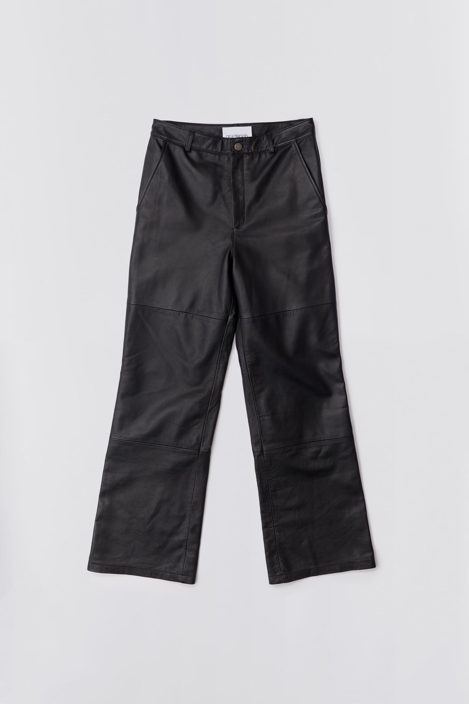 Metallic leather-effect pants - Women | Mango USA